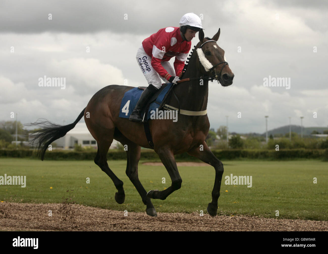 Horse Racing - Wye Valley Brewery Day - Hereford Racecourse Stock Photo