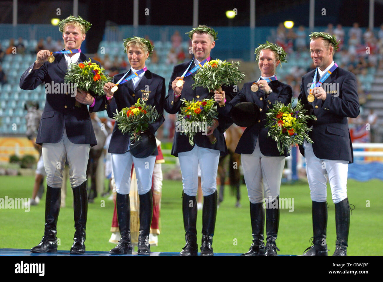 Equestrian - Athens Olympic Games 2004 - Three Day Eventing - Show Jumping Stock Photo