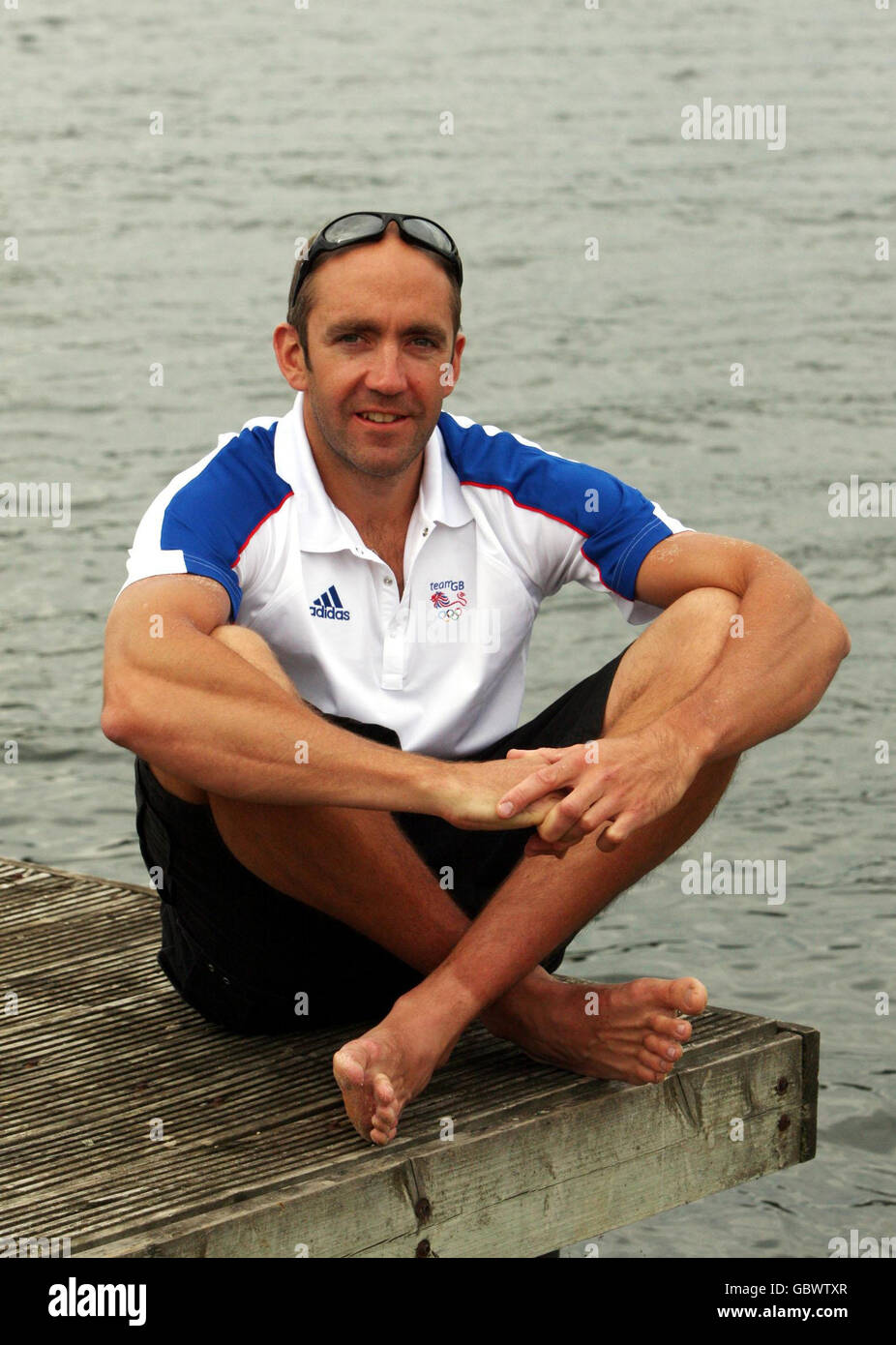 Olympics - Tim Brabants Media Call - Eton College Rowing Centre Stock Photo