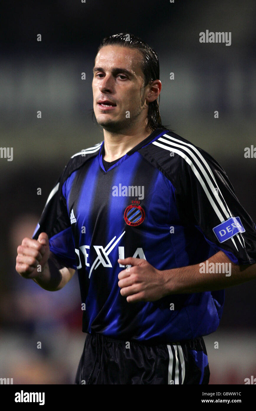 Soccer - Belgian Jupiler League - Sporting Lokeren v Club Brugge. Hans  Cornelis, Club Brugge Stock Photo - Alamy