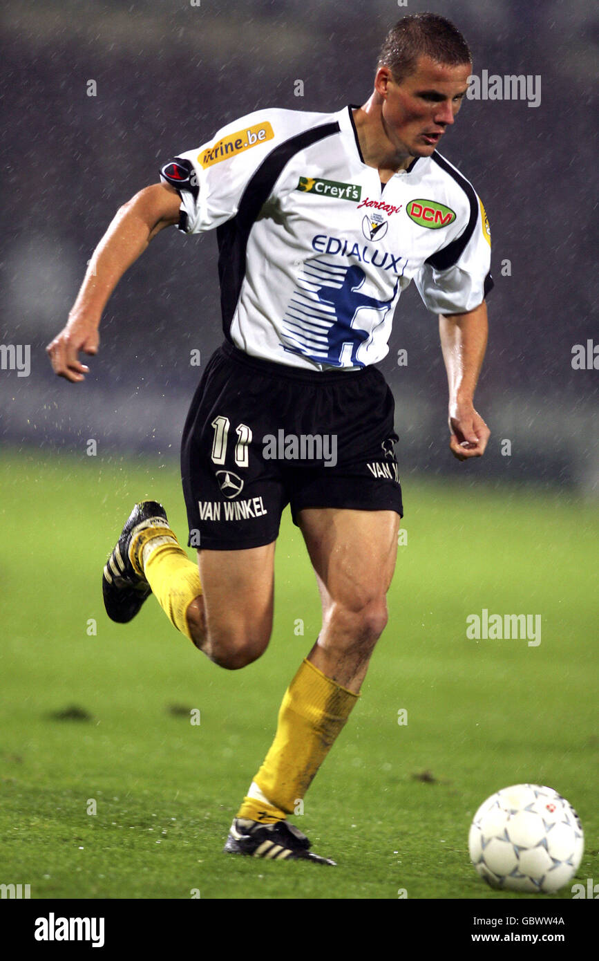 Soccer - Belgian Jupiler League - Sporting Lokeren v Club Brugge. Hans  Cornelis, Club Brugge Stock Photo - Alamy