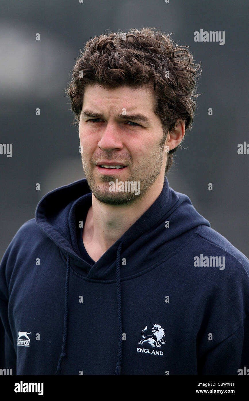 Hockey - International Friendly - England v Australia - Highfields Sports Centre. James Fair, England Stock Photo