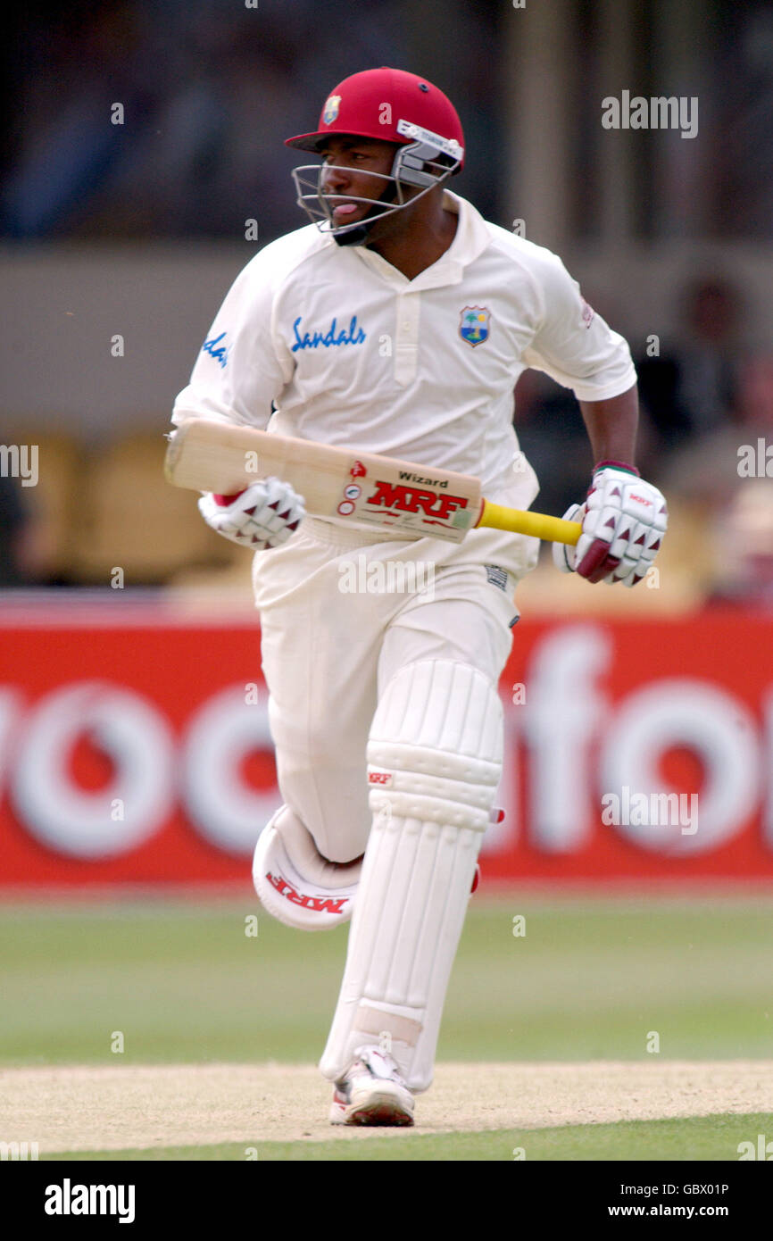 Cricket - npower Second Test - England v West Indies - Day Three. Brian Lara, West Indies Stock Photo