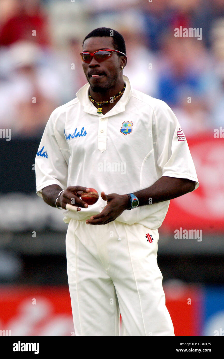 Cricket - npower Second Test - England v West Indies - Day Three. Chris  Gayle, West Indies Stock Photo - Alamy