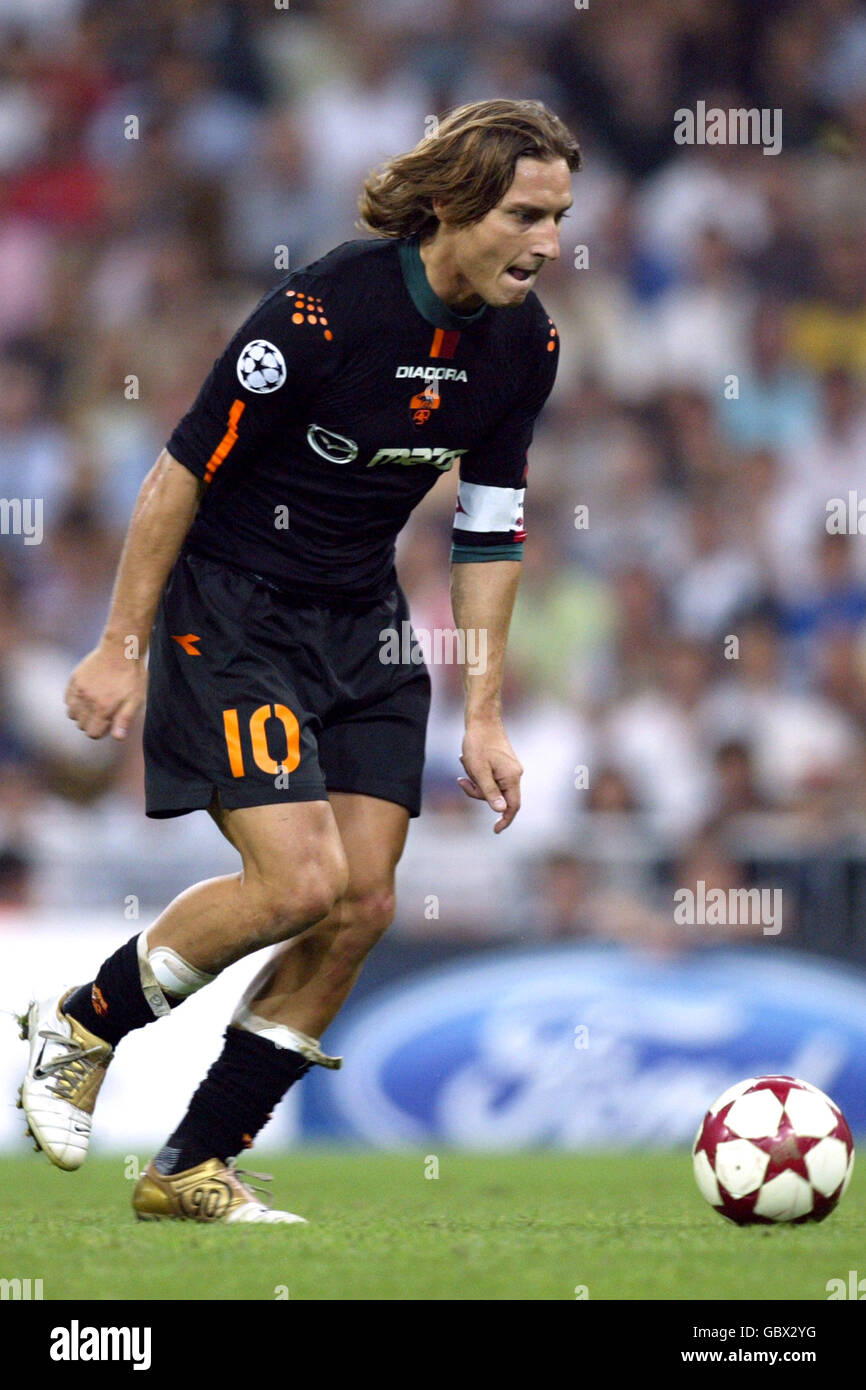 Grande Affiche Foot - Francesco Totti & Sergio Ramos - Rome & Real Madrid (2004)