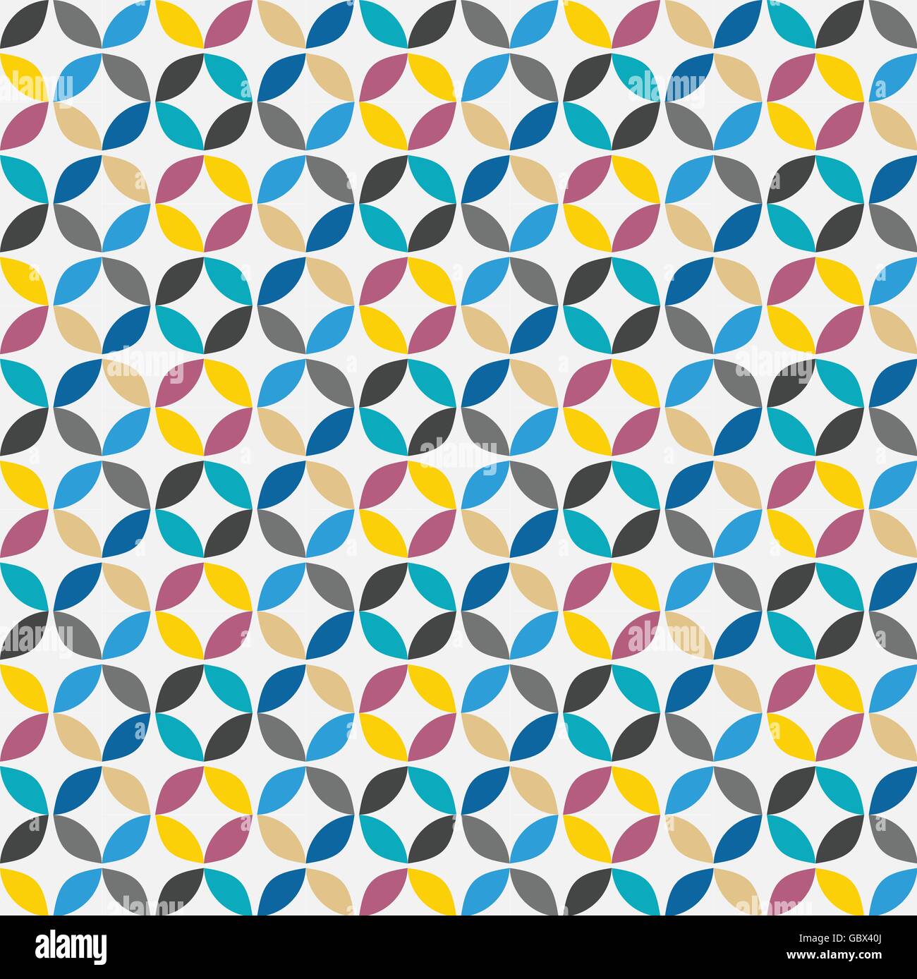 Vector Geometric Circle Pattern Background Stock Vector Image & Art - Alamy