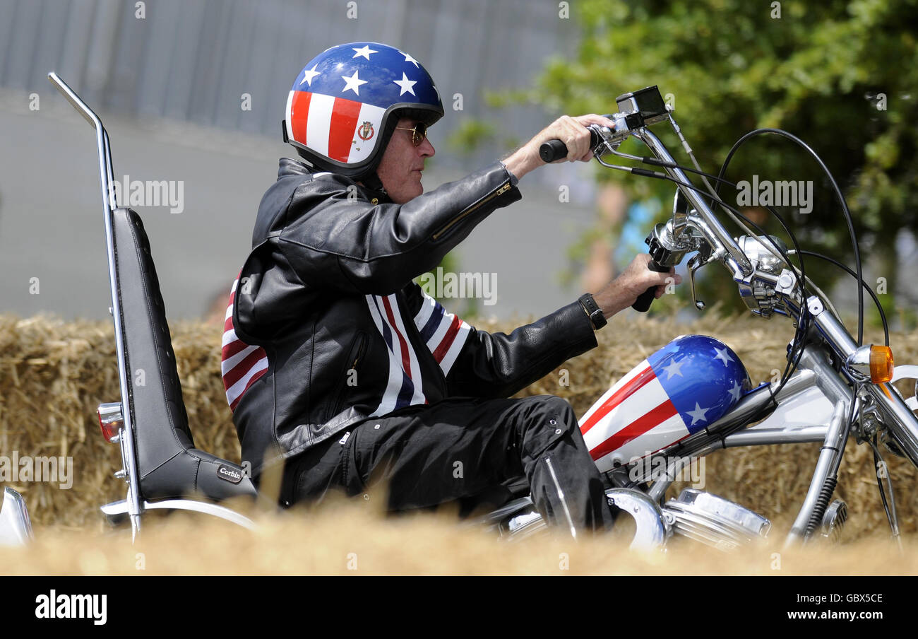 Auto - Goodwood Festival of Speed. Hollywood actor Peter Fonda during the Goodwood Festival of Speed in Chichester, West Sussex. Stock Photo