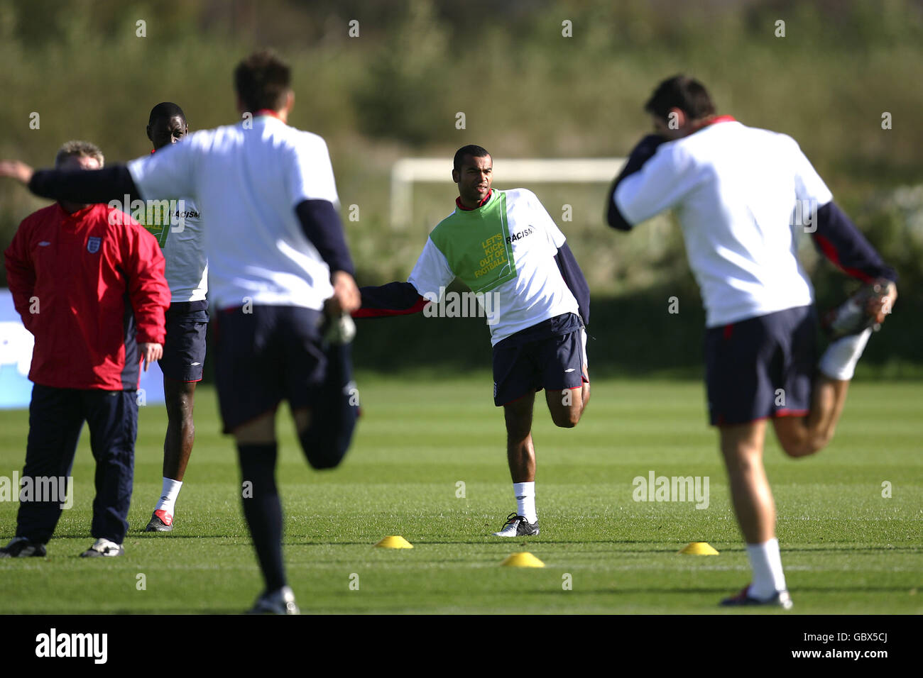 Soccer - FIFA World Cup 2006 Qualifier - Group Six - England Training. England's Ashley Cole Stock Photo