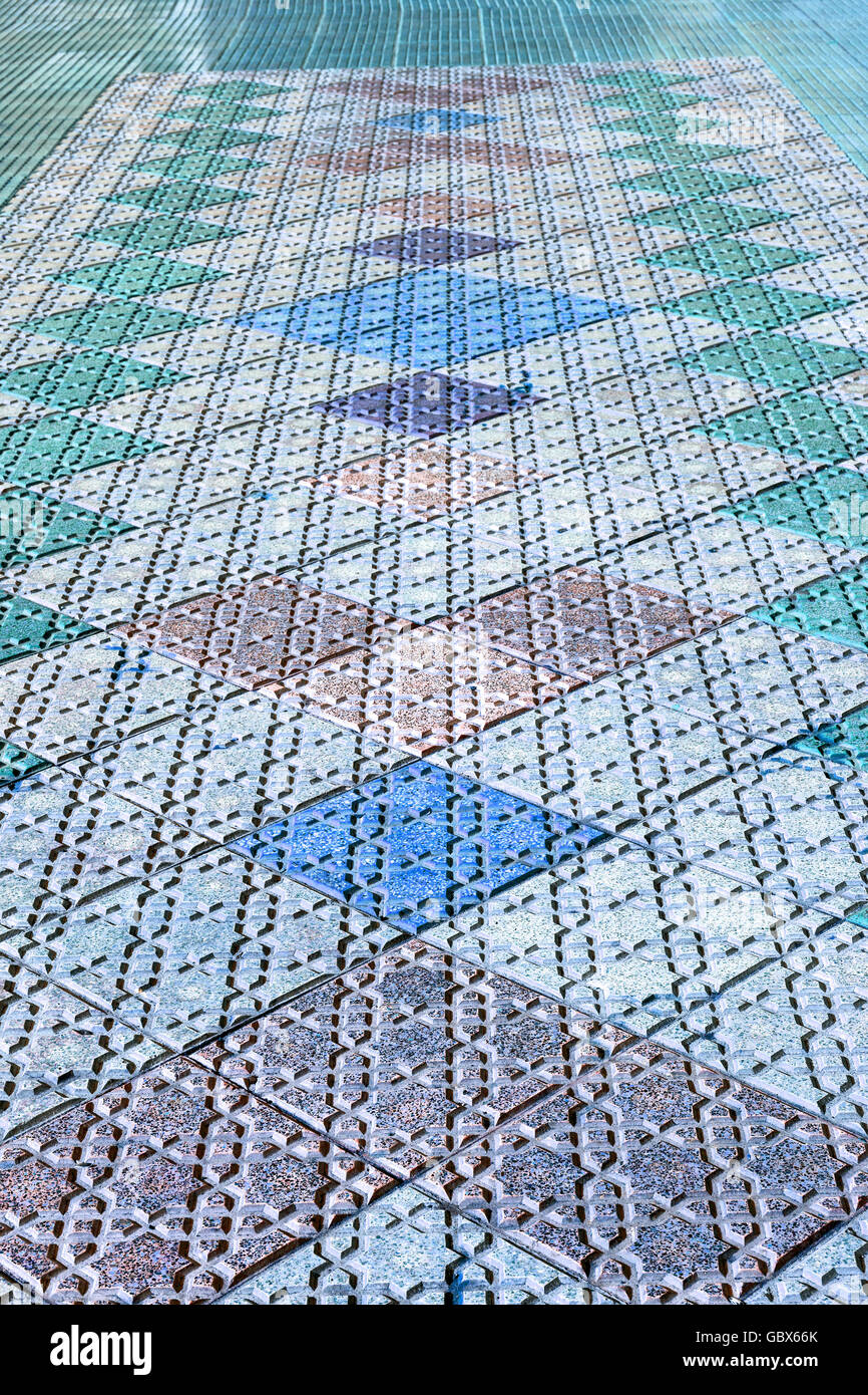 in oman abstract pavement in the old steet and colors Stock Photo - Alamy