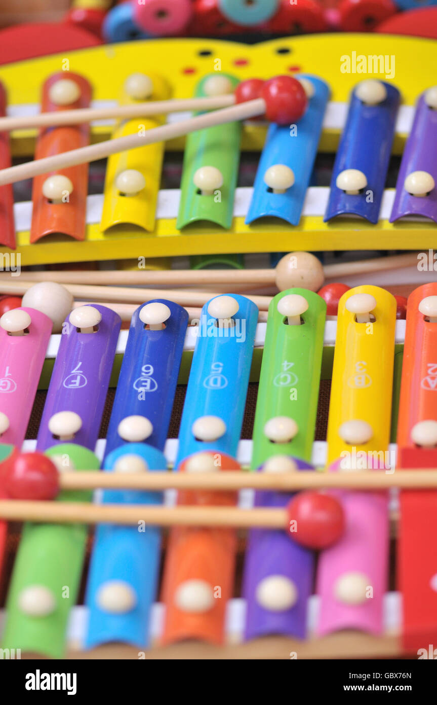Xylophone. Childish musical instrument. . Barcelona, Catalonia, Spain ...