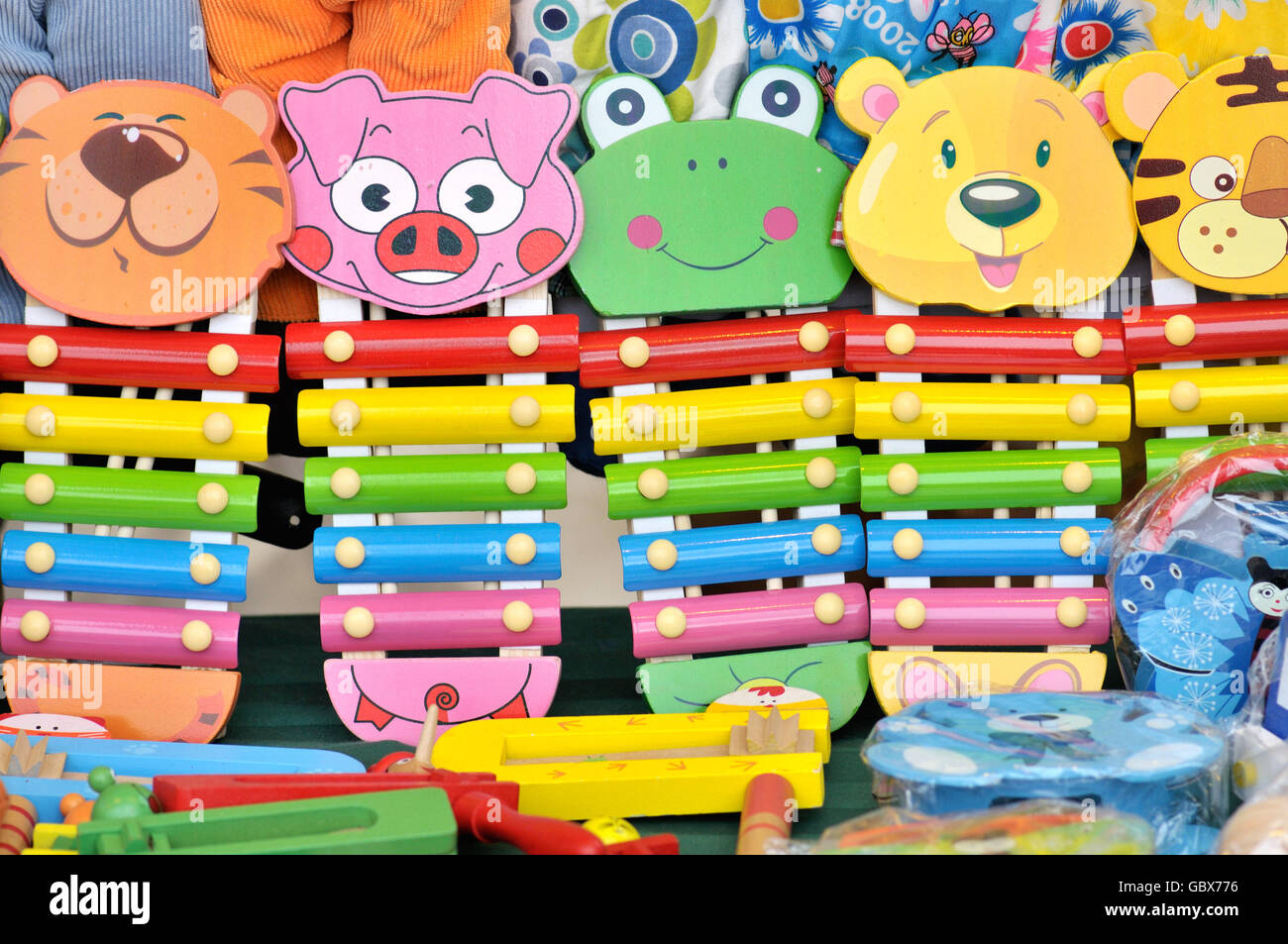 Xylophone. Childish musical instrument. . Barcelona, Catalonia, Spain ...