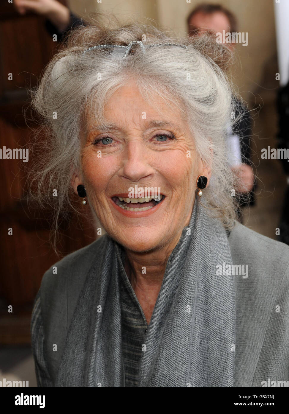 Phyllida Law arrives for the HarperCollins summer party at the Victoria and Albert Museum in south west London. Stock Photo