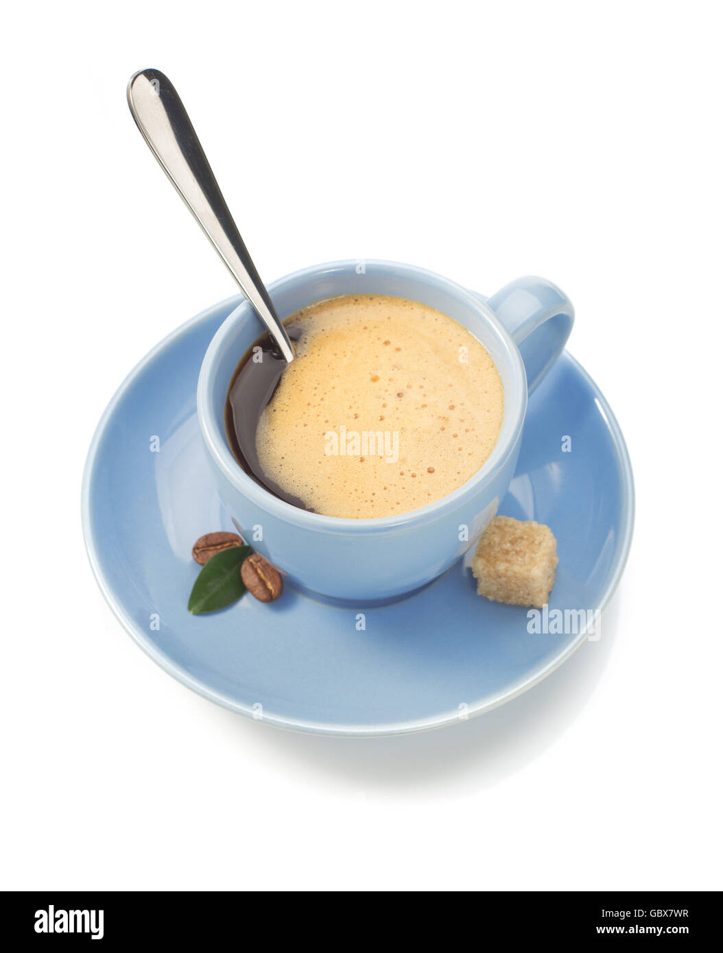 cup of coffee isolated on white background Stock Photo - Alamy