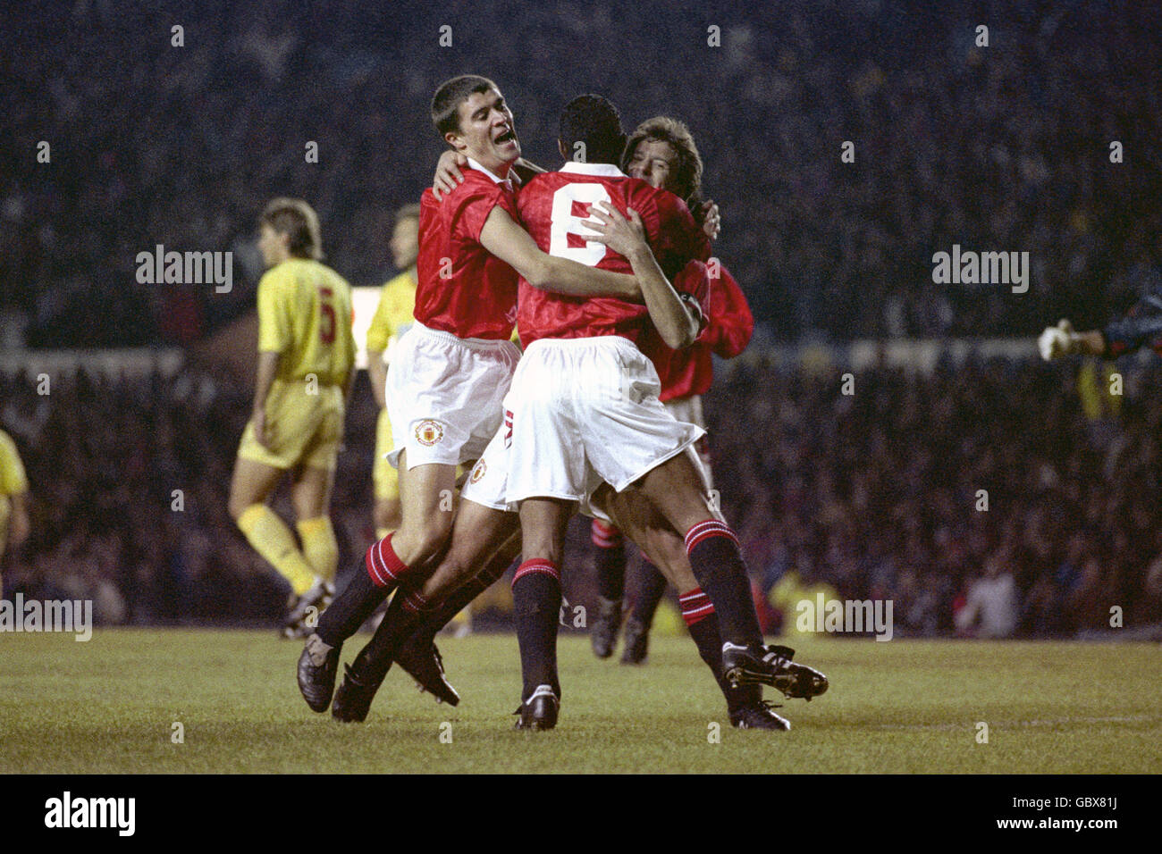 Roy Keane And Bryan Robson Manchester United High Resolution Stock Photography And Images Alamy
