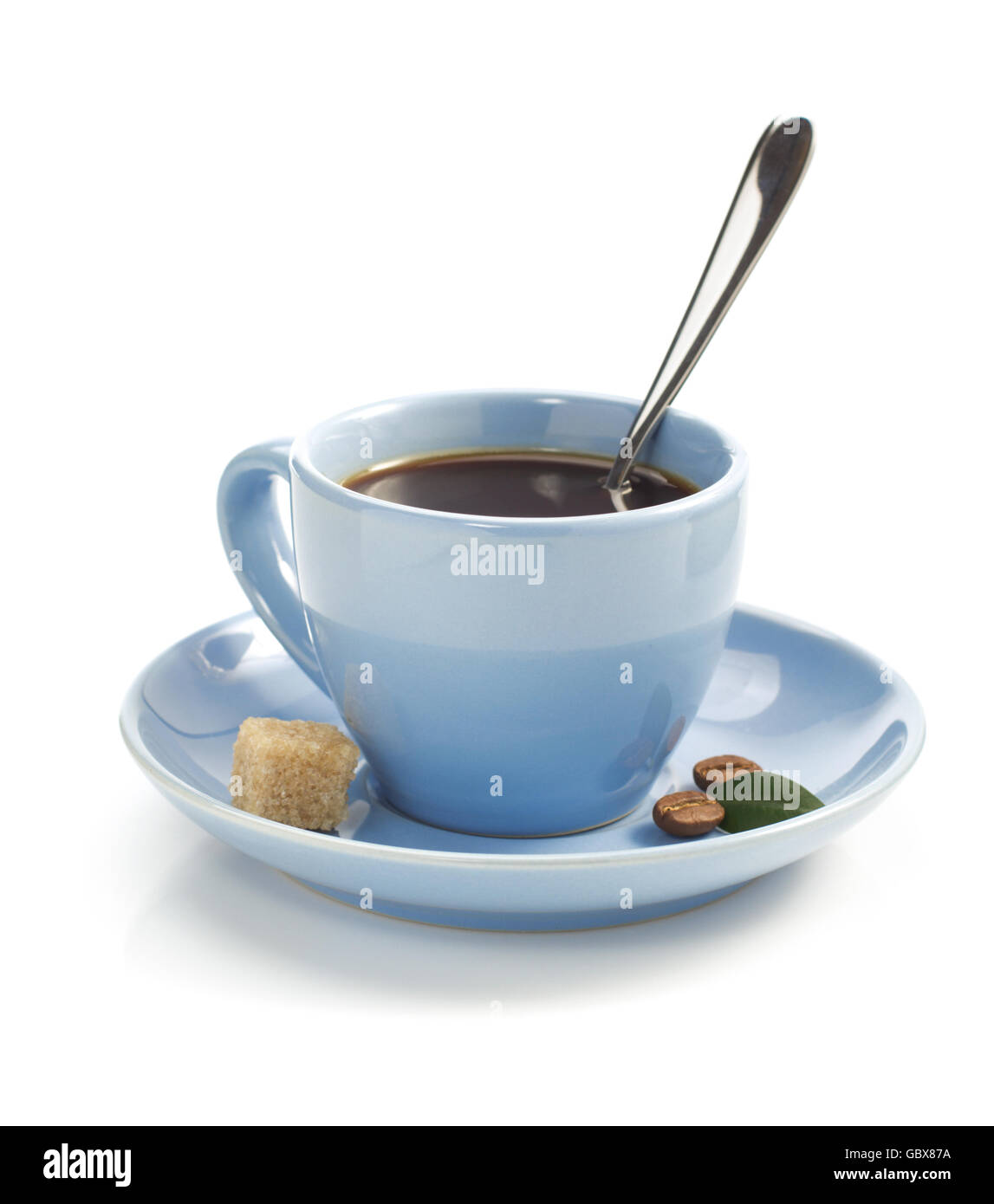 cup of coffee isolated on white background Stock Photo - Alamy