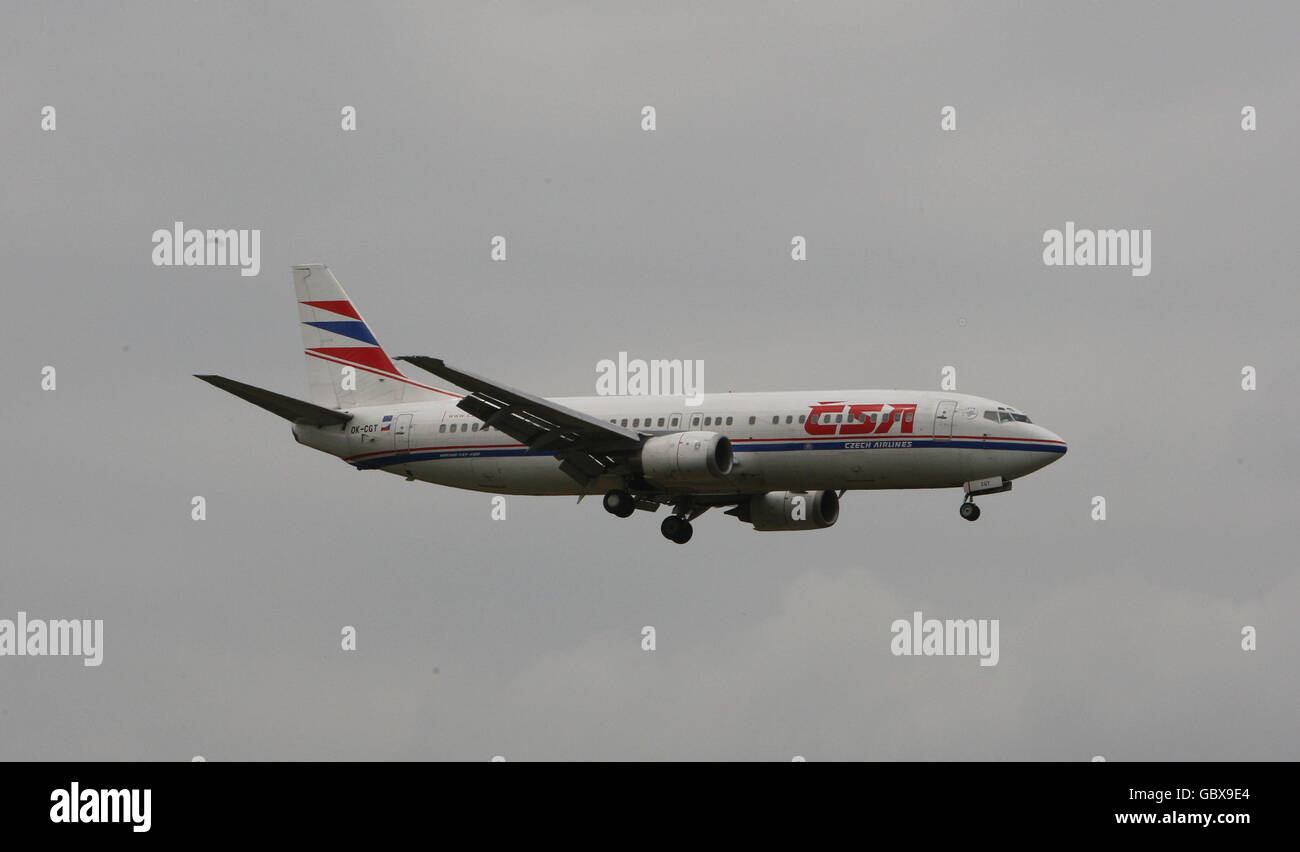 General Stock - Airplanes - Heathrow Airport Stock Photo