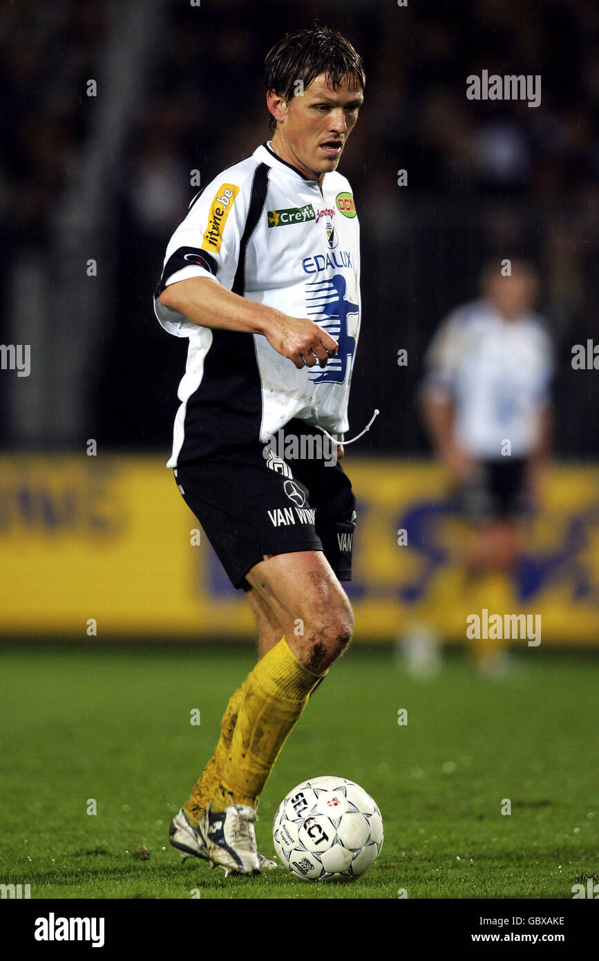 Soccer - Belgian Jupiler League - Sporting Lokeren v Club Brugge. Hans  Cornelis, Club Brugge Stock Photo - Alamy