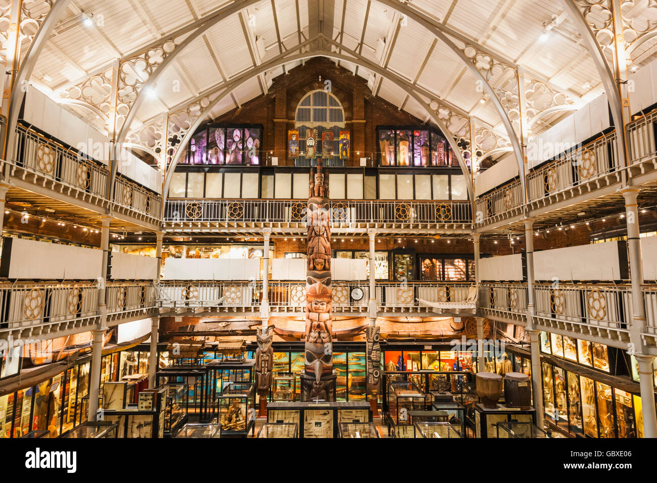 England, Oxfordshire, Oxford, Pitt Rivers Museum, Interior View Stock ...