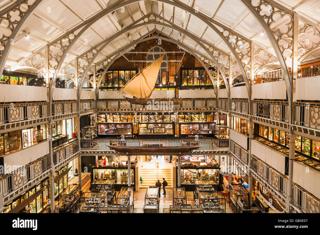 England, Oxfordshire, Oxford, Pitt Rivers Museum, Interior View Stock ...