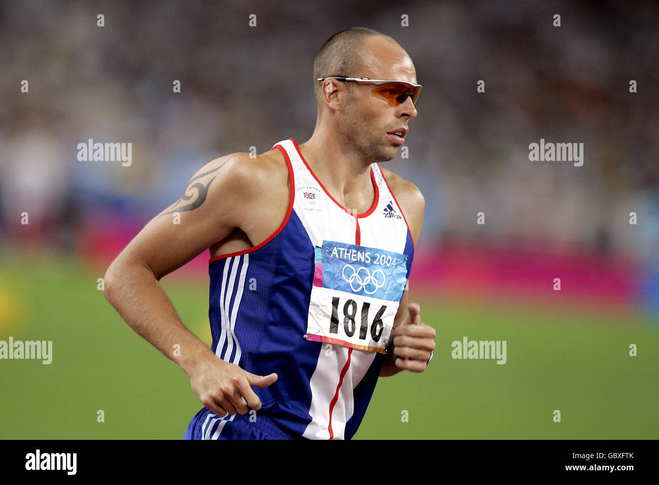 Athletics Athens Olympic Games 2004 Men's Decathlon Stock Photo Alamy