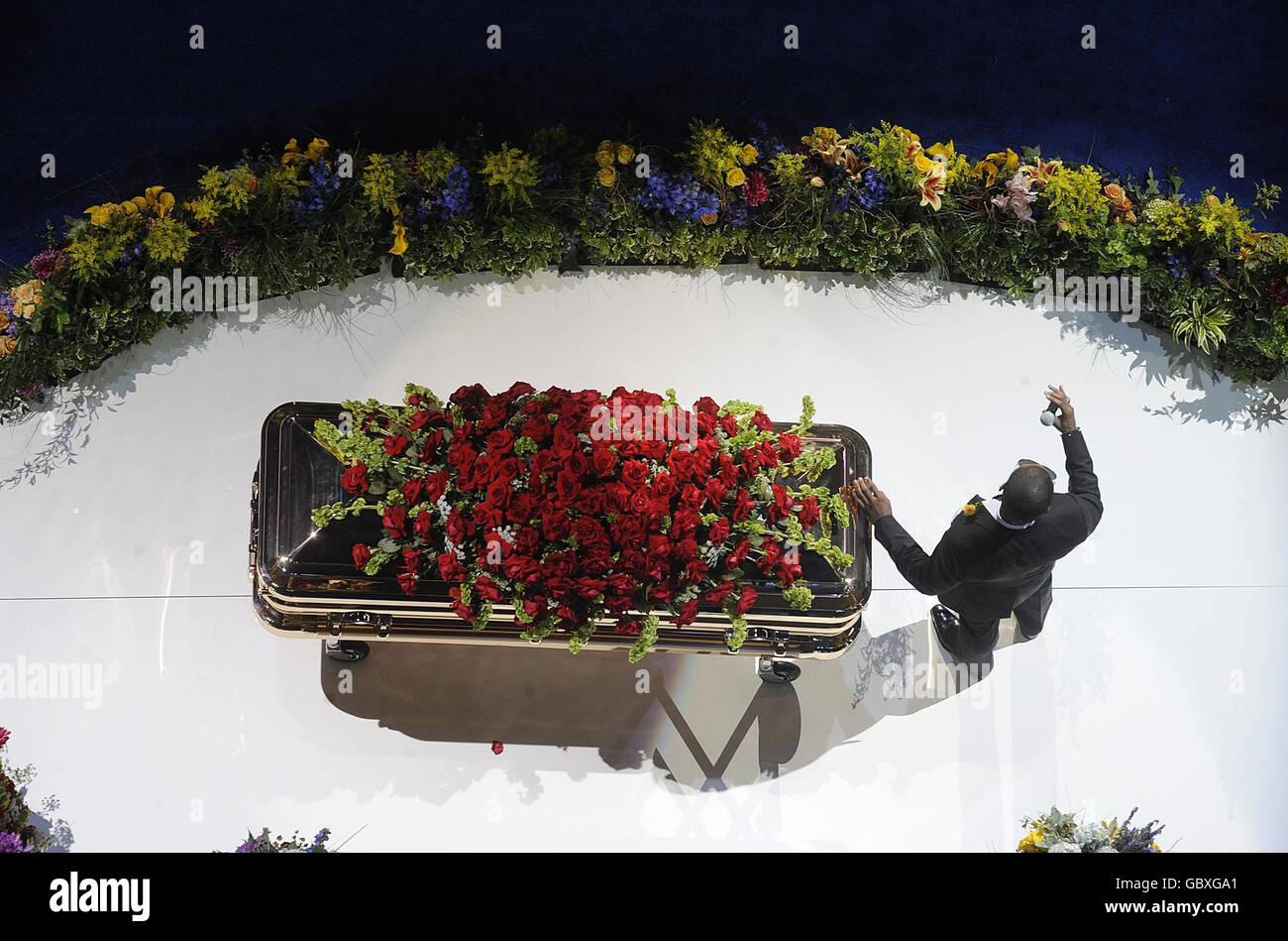 Michael Jackson Memorial Service Stock Photo