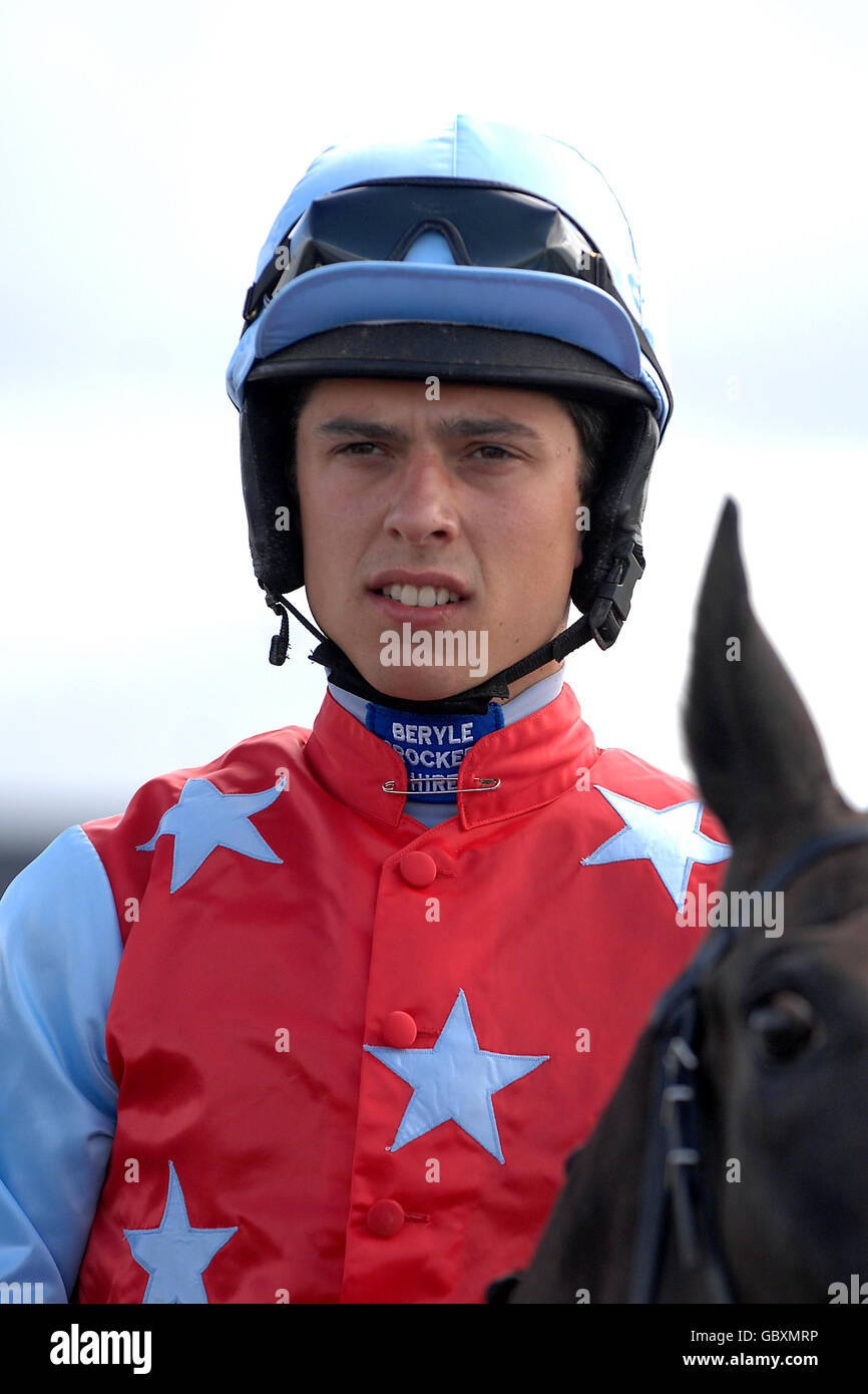 Horse Racing - Southwell Races. Oliver Greenall, jockey Stock Photo