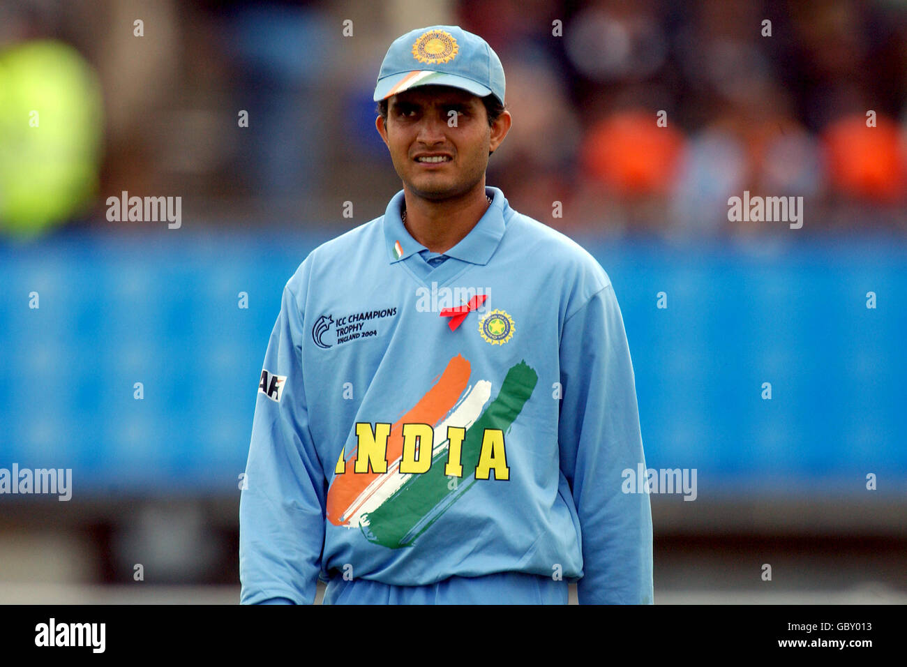 Cricket - ICC Champions Trophy 2004 - India v Pakistan. Sourav Ganguly, India Stock Photo
