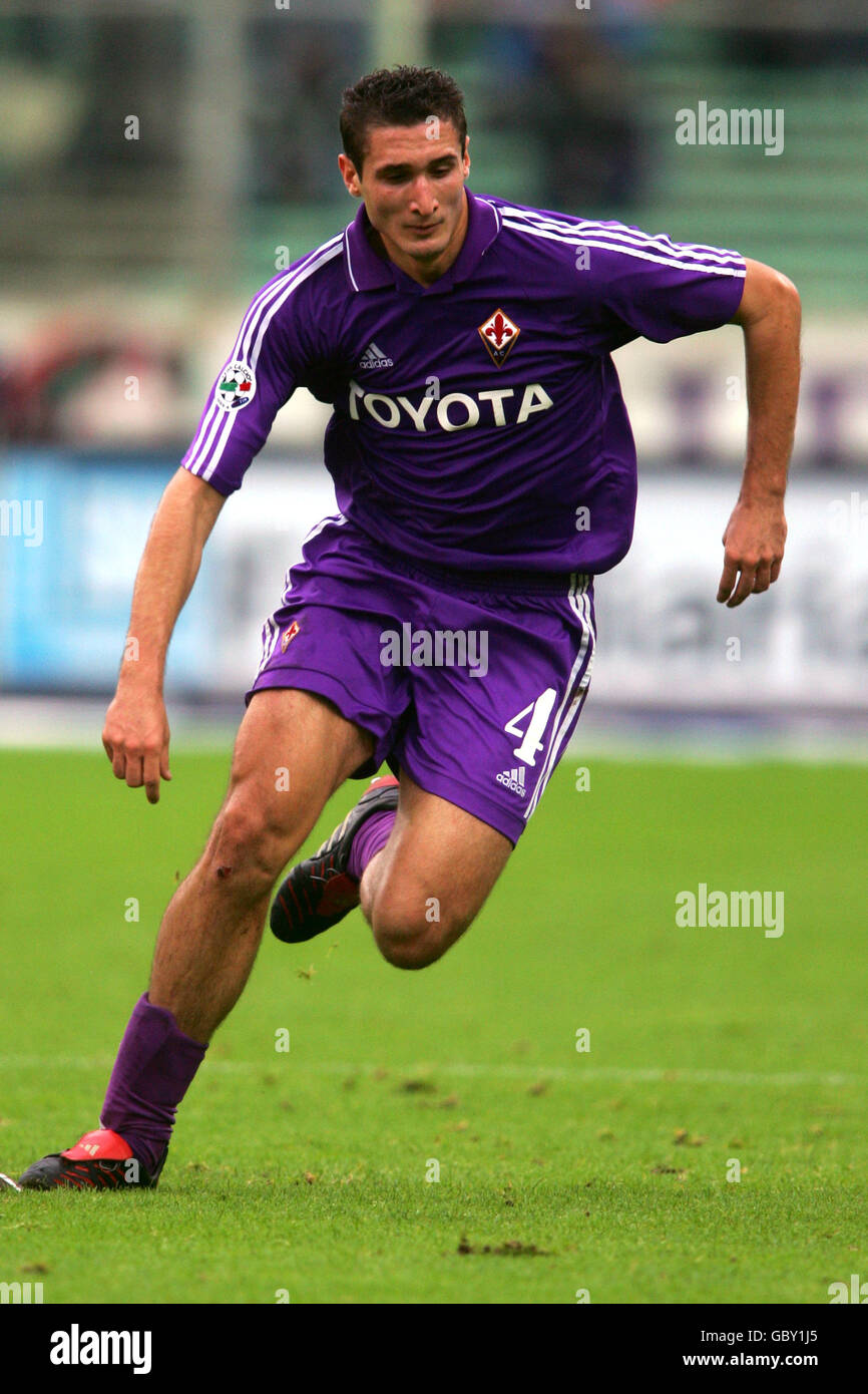 Soccer - Italian Serie A - Fiorentina v Lecce. Giorgio Chiellini, Fiorentina  Stock Photo - Alamy