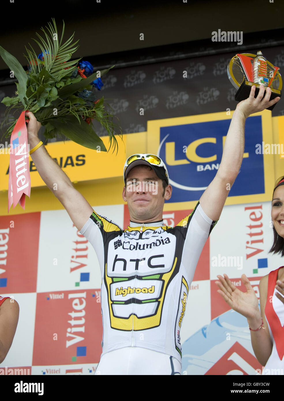 Cycling Tour de France 2009 Stage Stock Photo Alamy