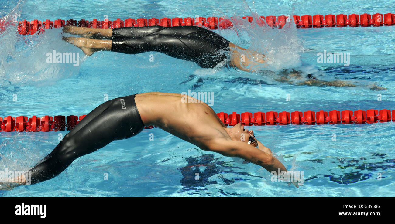 World record holder double olympic gold medallist hires stock