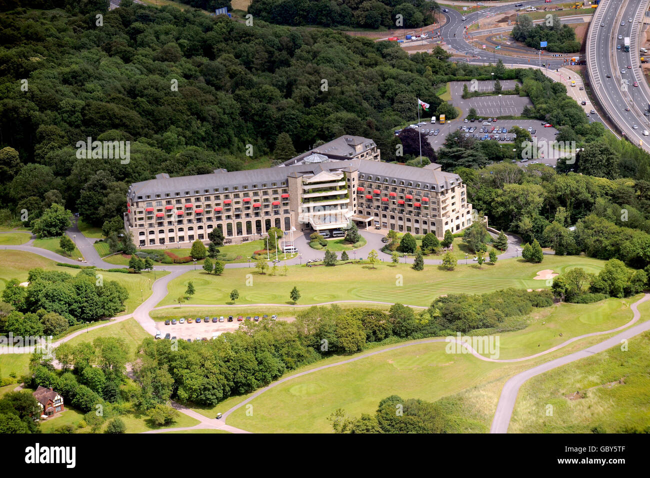 Golf The Celtic Manor Resort Aerial Views. Aerial view of the