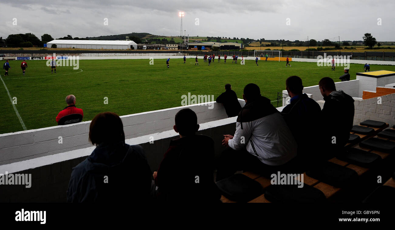 Soccer West Auckland FC feature Darlington Road Ground Stock Photo