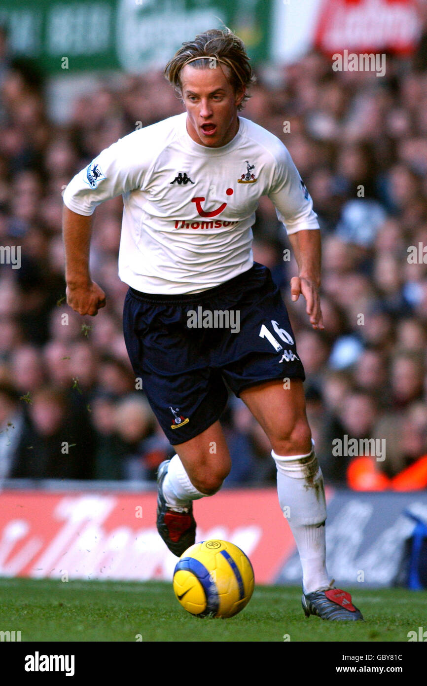 Soccer - FA Barclays Premiership - Tottenham Hotspur v Arsenal. Tottenham Hotspur's Reto Ziegler in action Stock Photo