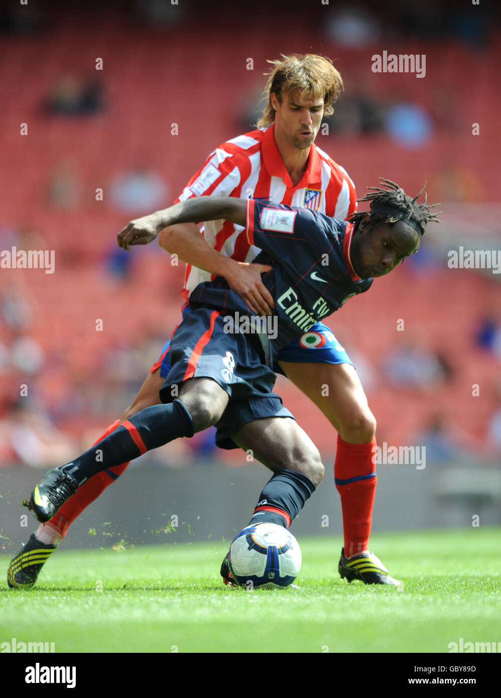 Soccer emirates cup 2009 atletico madrid paris saint germain emirates