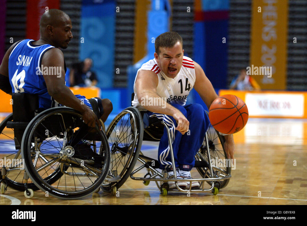 Wheelchair Basketball Athens Paralympic Games 2004 Great Britain v