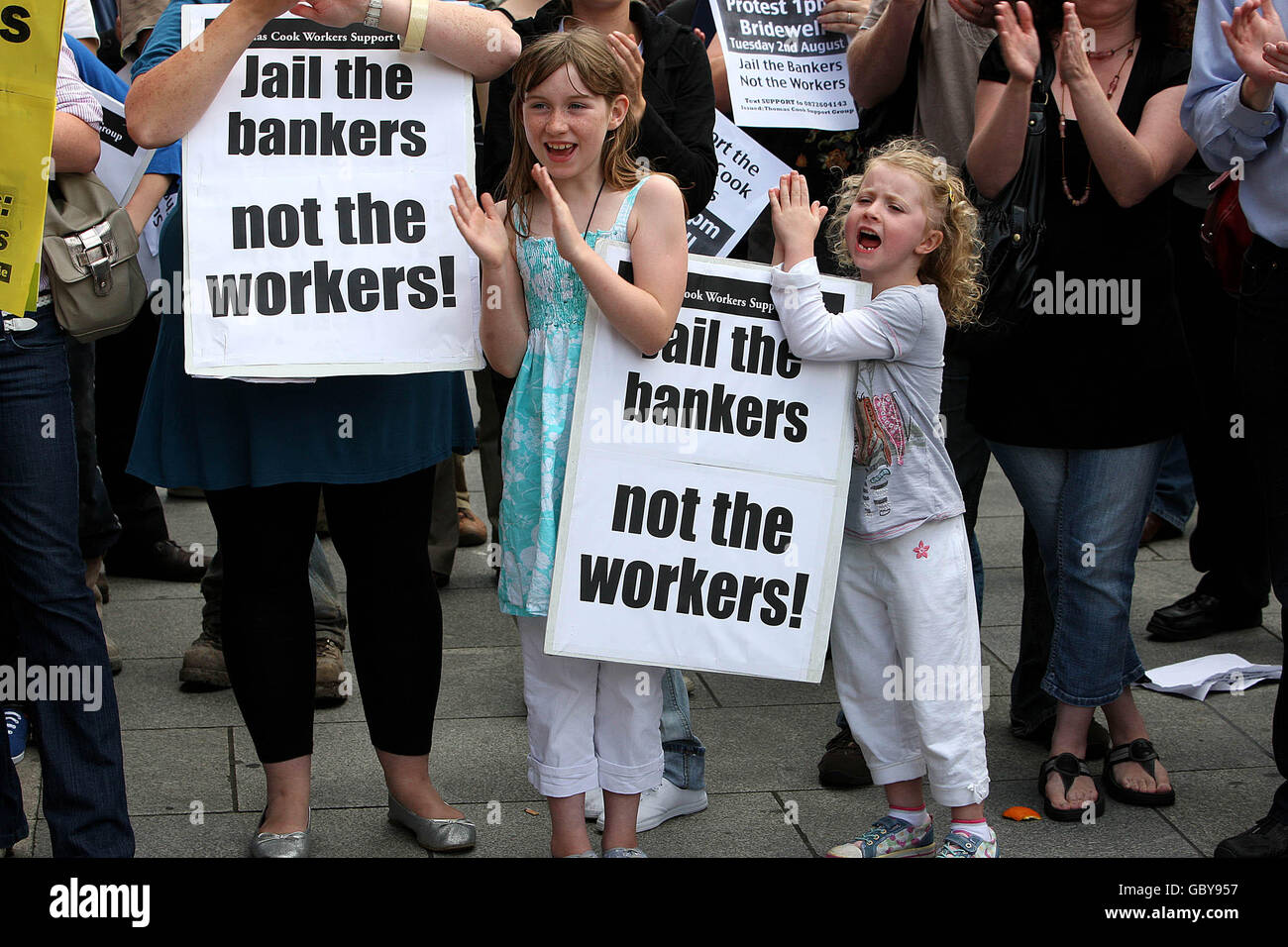Thomas Cook Protest Thomas Cook protest Stock Photo - Alamy