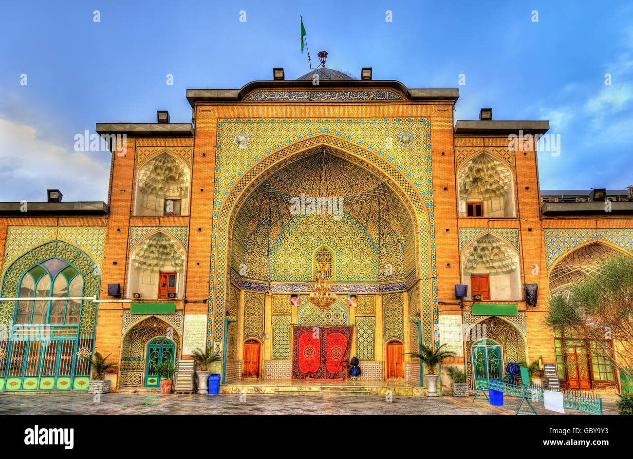 Zaid Mosque in Tehran Grand Bazaar - Iran Stock Photo