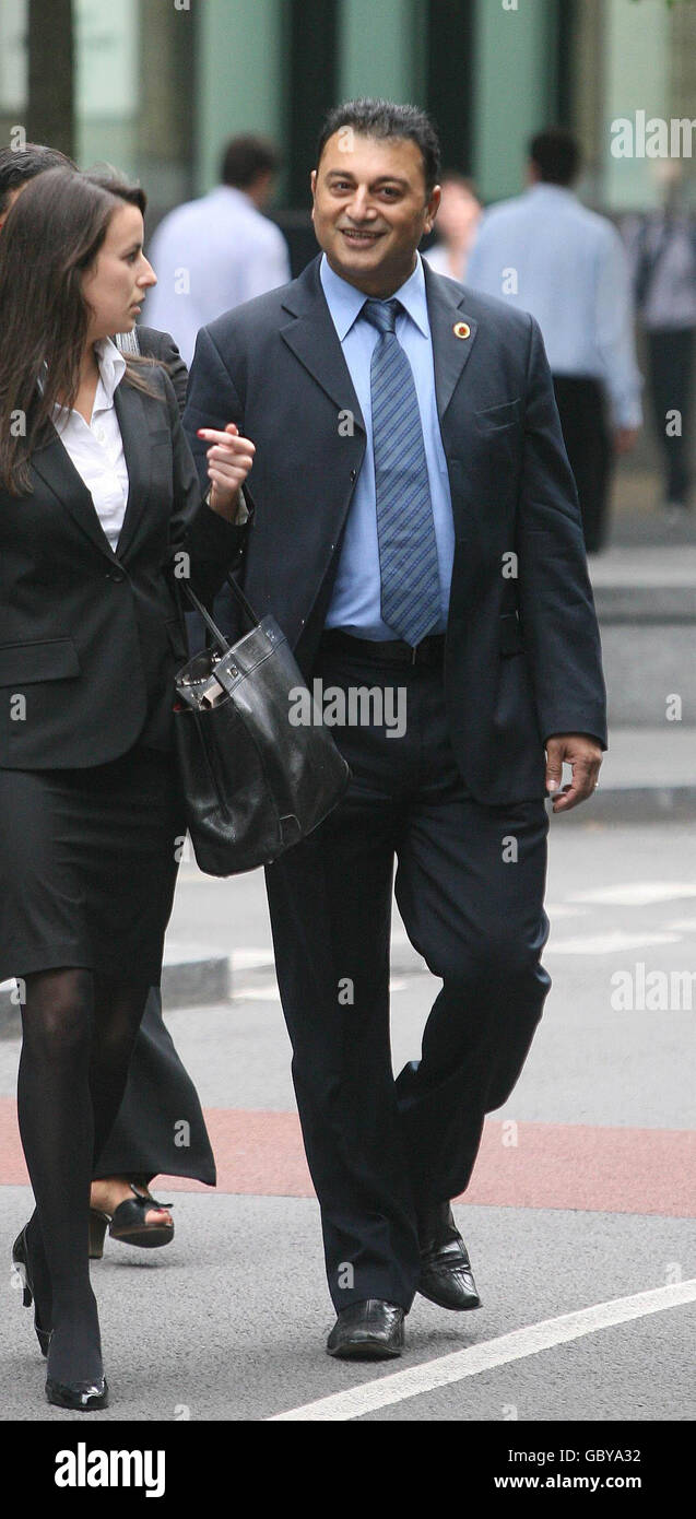 Metropolitan Police Commander Ali Dizaei arrives at Southwark Crown ...