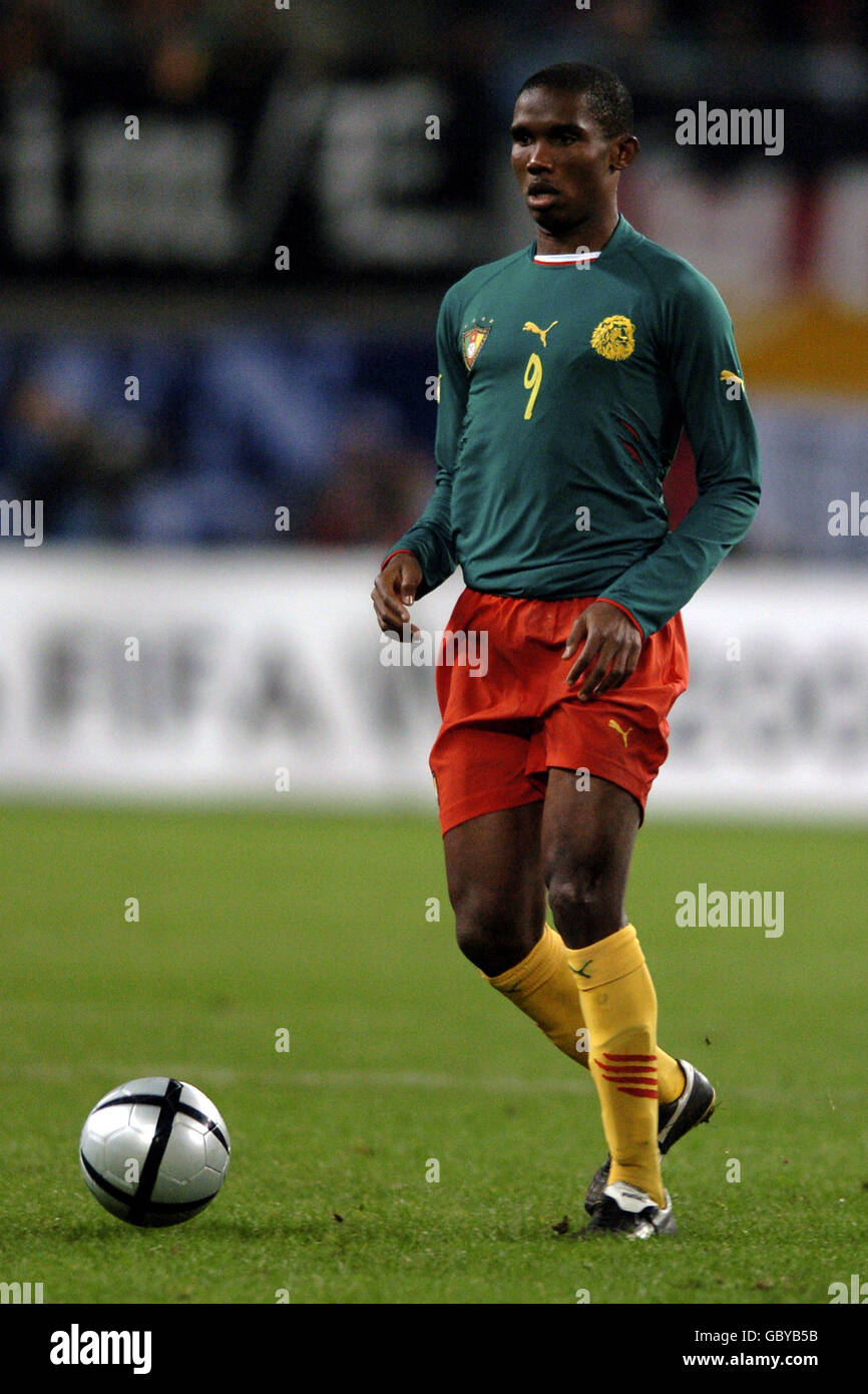 Soccer - International Friendly - Germany v Cameroon. Samuel Eto'o, Cameroon Stock Photo