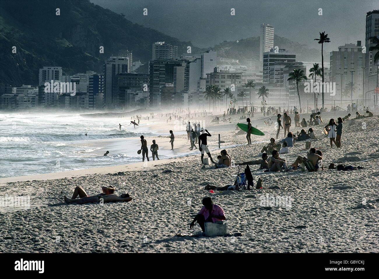 Geography Travel Brazil Rio De Janeiro Copa Cabana 1970s Additional Rights Clearences Not Available Stock Photo Alamy