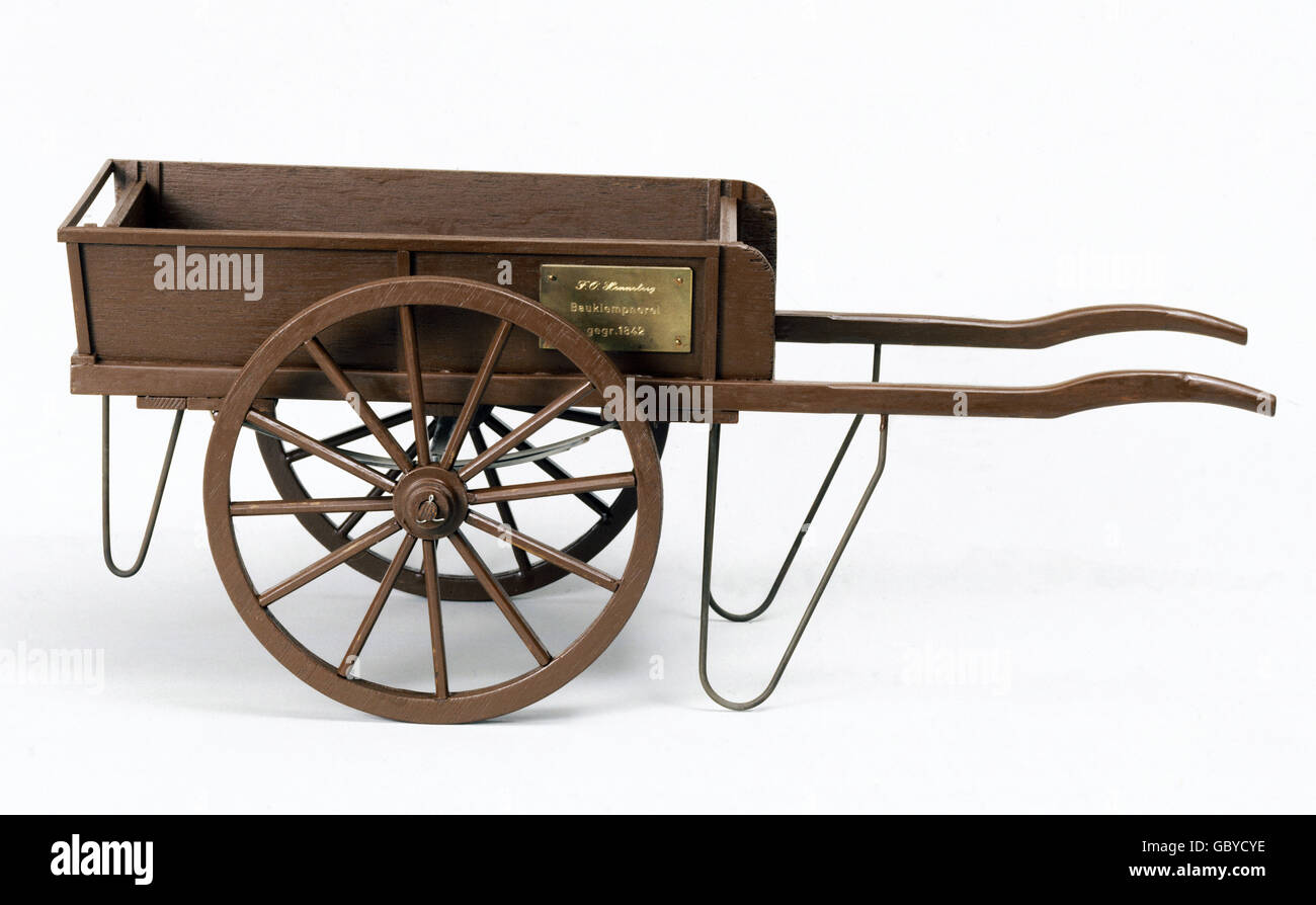 craft / handcraft, cart, circa 1850, Additional-Rights-Clearences-Not Available Stock Photo