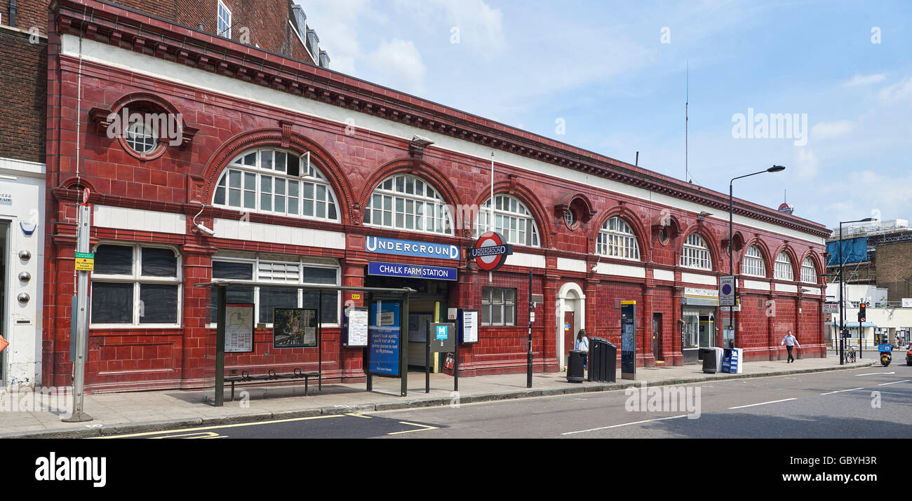 Chalk Farm Underground Station, Adelaide Rd, London Stock Photo Alamy