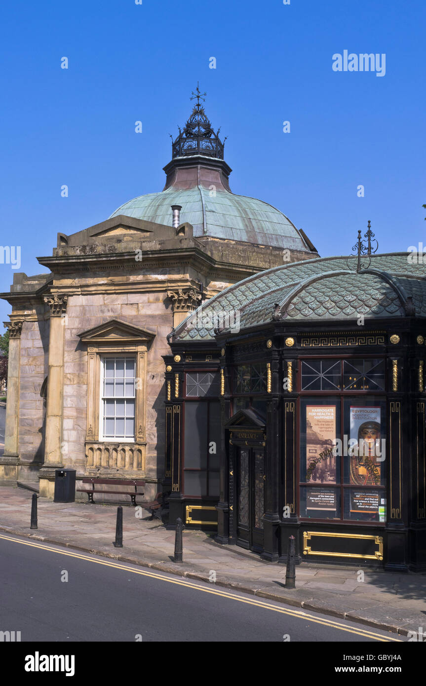dh Pump House rooms HARROGATE NORTH YORKSHIRE Royal Pump Room spa and Annexes exterior museum uk Stock Photo