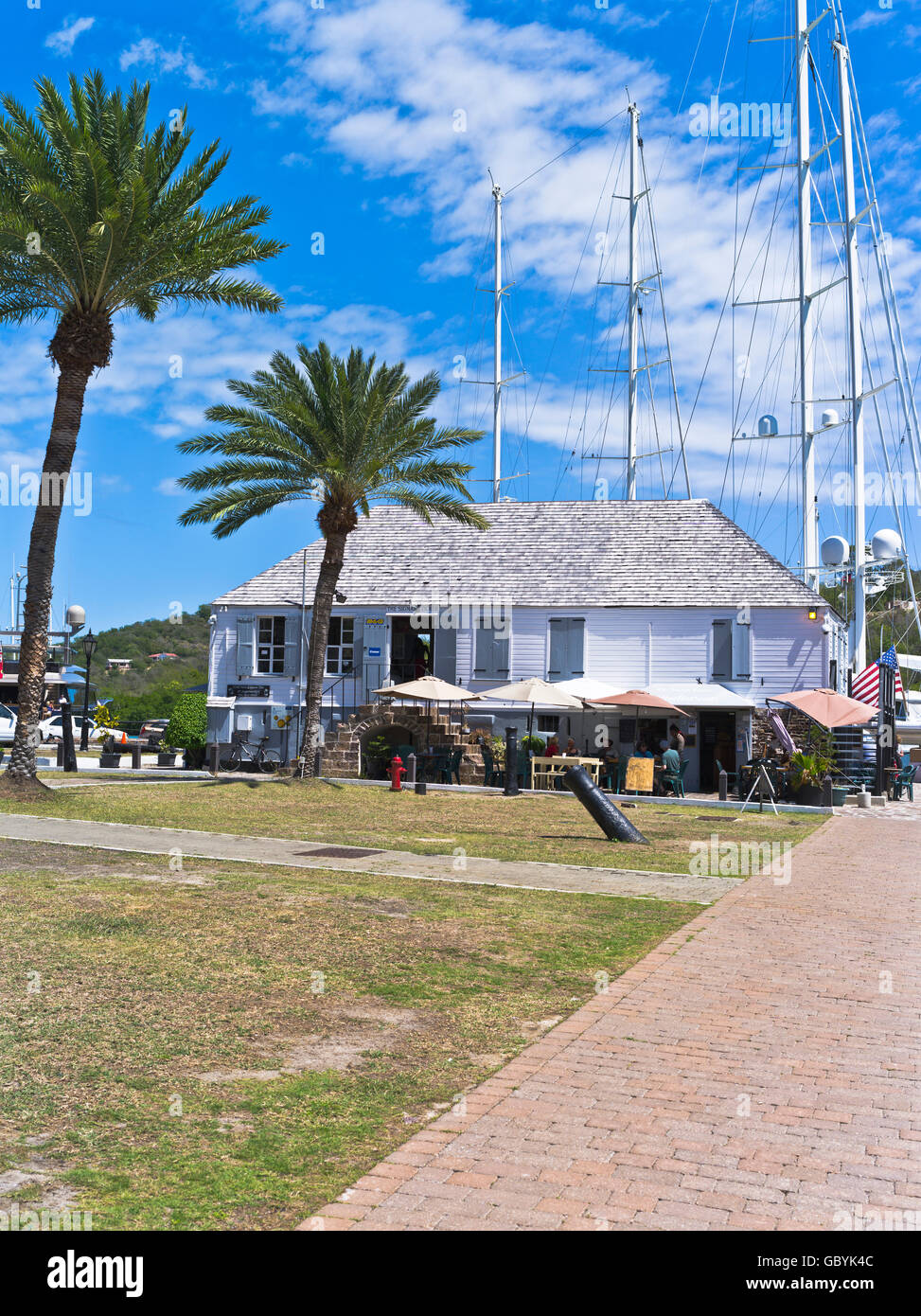 dh Nelsons Dockyard ANTIGUA CARIBBEAN English Harbour historic West Indies naval dockyard
