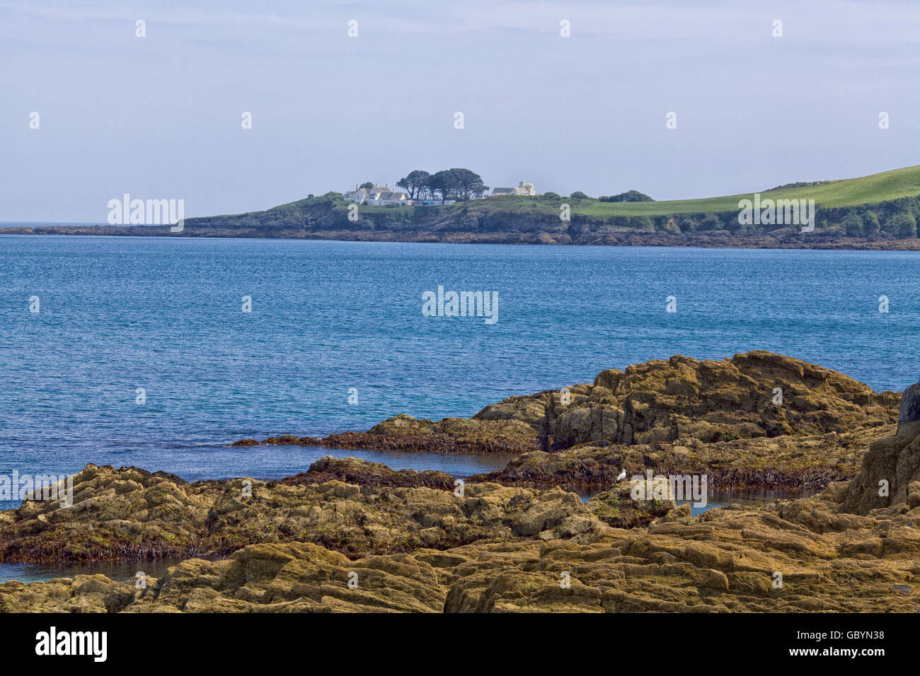 Cornish coastline England Stock Photo
