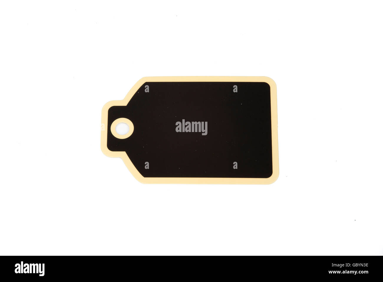empty tag isolated on white background Stock Photo Alamy