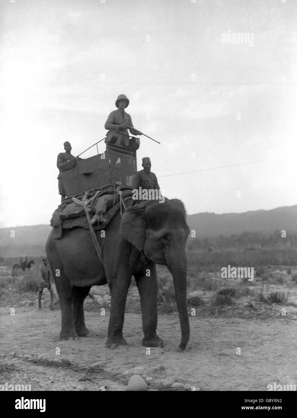 Royalty - Prince of Wales India Tour - 1921 Stock Photo