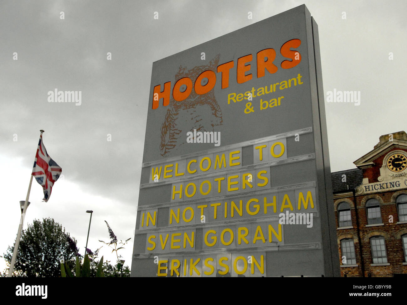 Hooters Stock Photo