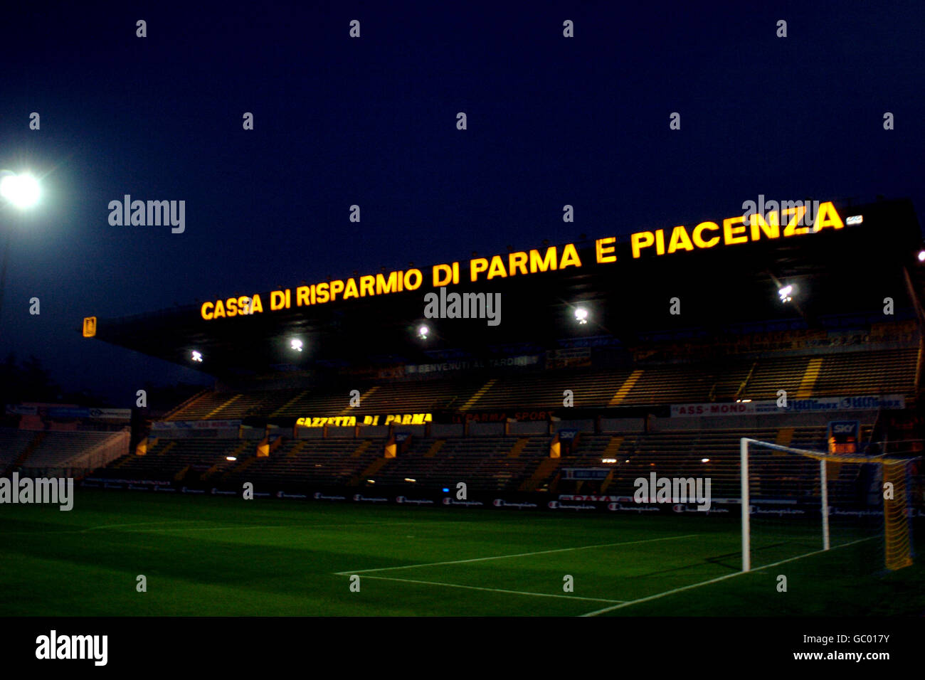 Soccer - UEFA Cup - Group B - Parma v Steaua Bucuresti Stock Photo
