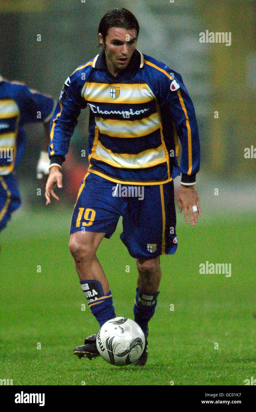 Soccer - UEFA Cup - Group B - Parma v Steaua Bucuresti Stock Photo